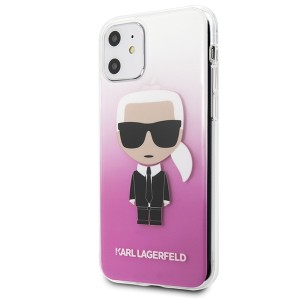 Karl Lagerfeld KLHCN61TRDFKPI iPhone 116,1" / Xr różowy/pink Gradient Ikonik Karl