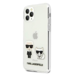 Karl Lagerfeld KLHCN65CKTR iPhone 11 ProMax hardcase Transparent Karl & Choupette
