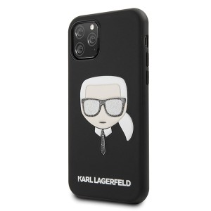 Karl Lagerfeld KLHCN65GLBK iPhone 11 ProMax czarny/black Iconik Embossed & Glitter