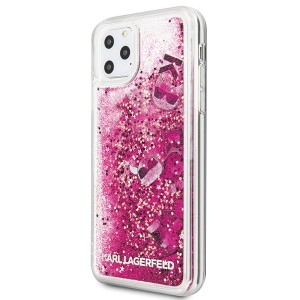 Karl Lagerfeld KLHCN65ROPI iPhone 11 ProMax różowo-złoty/rosegold hard case Glitter