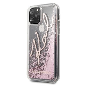Karl Lagerfeld KLHCN65TRKSRG iPhone 11Pro Max różowo-złoty/rose gold Glitter Signature