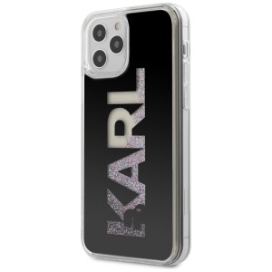 Karl Lagerfeld KLHCP12LKLMLBK iPhone12 Pro Max 6,7" czarny/black hardcase Karl Logo Glitter