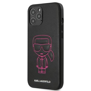 Karl Lagerfeld KLHCP12LPCUIKPI iPhone12 Pro Max 6,7" różowy/pink hardcase Karl Ikonik Outline