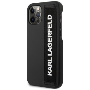 Karl Lagerfeld KLHCP12LSTKLBK iPhone 12Pro Max 6,7" czarny/black hardcase