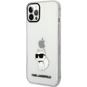 Karl Lagerfeld KLHCP12MHNCHTCT iPhone 12 /12 Pro 6,1" transparent hardcase Ikonik Choupette