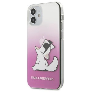 Karl Lagerfeld KLHCP12SCFNRCPI iPhone12 mini 5,4" różowy/pink hardcase Choupette Fun