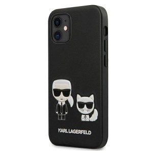 Karl Lagerfeld KLHCP12SPCUSKCBK iPhone12 mini 5,4" czarny/black hardcase Ikonik Karl & Choupette