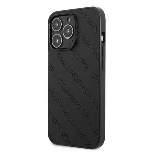 Karl Lagerfeld KLHCP13LPTLK iPhone 13Pro / 13 6,1" hardcase czarny/black Perforated Allover
