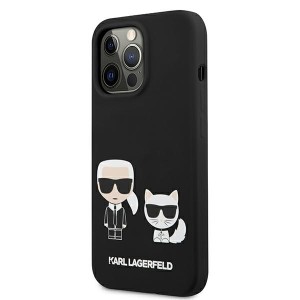 Karl Lagerfeld KLHCP13LSSKCK iPhone 13Pro / 13  6,1" hardcase czarny/black Silicone Karl & Choupette
