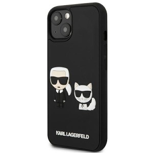 Karl Lagerfeld KLHCP13M3DRKCK iPhone 13 6,1" czarny/black hardcase Karl&Choupette Ikonik 3D