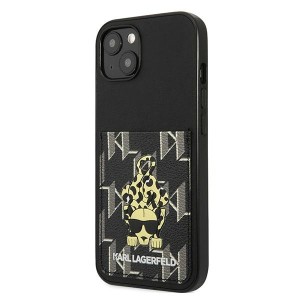 Karl Lagerfeld KLHCP13MCANCNK iPhone 13 / 14 / 15 6,1" hardcase czarny/black Karlimals Cardslot