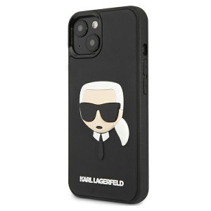 Karl Lagerfeld KLHCP13MKH3DBK iPhone 13/ 14 / 15 6,1" czarny/black hardcase 3D Rubber Karl`s Head