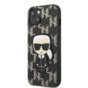 Karl Lagerfeld KLHCP13MPMNIKBK iPhone 13/ 14 / 15 6,1" hardcase czarny/black Monogram Ikonik Patch