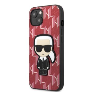 Karl Lagerfeld KLHCP13MPMNIKPI iPhone 13 / 14 6,1" hardcase czerwony/red Monogram Ikonik Patch