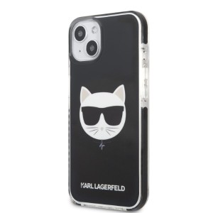 Karl Lagerfeld KLHCP13MTPECK iPhone 13/ 14 / 15 6,1" hardcase czarny/black Choupette Head