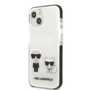 Karl Lagerfeld KLHCP13MTPEKCW iPhone 13/ 14 / 15 6,1" hardcase biały/white Karl&Choupette