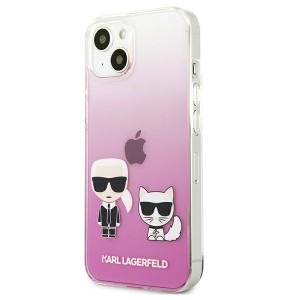 Karl Lagerfeld KLHCP13SCKTRP iPhone 13mini 5,4" hardcase różowy/pink Karl & Choupette