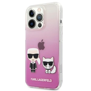 Karl Lagerfeld KLHCP13XCKTRP iPhone 13Pro Max 6,7" hardcase różowy/pink Karl & Choupette