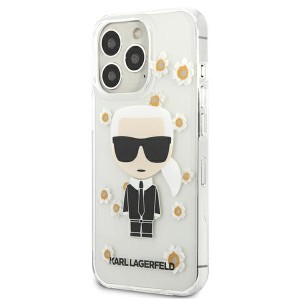 Karl Lagerfeld KLHCP13XHFLT iPhone 13Pro Max 6,7" przezroczysty/transparent Flower Ikonik Karl