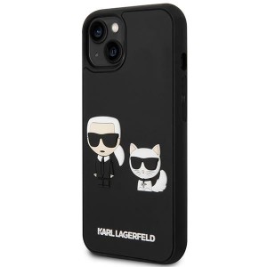 Karl Lagerfeld KLHCP14M3DRKCK iPhone 14Plus / 15 Plus 6,7" czarny/black hardcase Karl&Choupette Ikonik 3D