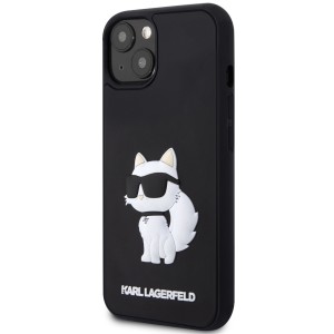 Karl Lagerfeld KLHCP14M3DRKHNK iPhone 14Plus / 15 Plus 6.7" czarny/black hardcase Rubber Choupette 3D