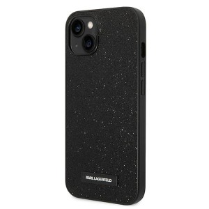 Karl Lagerfeld KLHCP14SG2ELK iPhone 14/ 15 / 13 6,1" hardcase czarny/black Glitter Plaque Logo