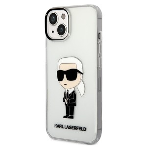 Karl Lagerfeld KLHCP14SHNIKTCT iPhone 14/ 15 / 13 6,1" transparent hardcase Ikonik Karl Lagerfeld