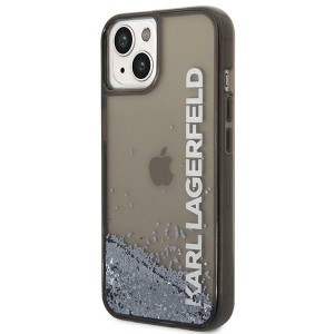 Karl Lagerfeld KLHCP14SLCKVK iPhone 14/ 15 / 13 6,1" czarny/black hardcase Liquid Glitter Elong