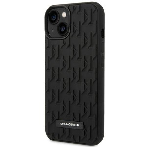 Karl Lagerfeld KLHCP14SRUPKLPK iPhone 14/ 15 / 13 6,1" hardcase czarny/black 3D Monogram
