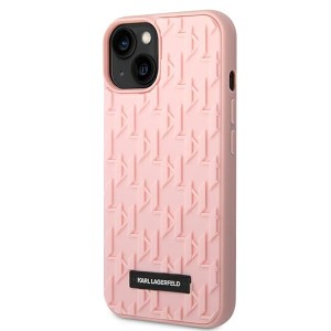Karl Lagerfeld KLHCP14SRUPKLPP iPhone 14 / 15 / 13 6,1" hardcase różowy/pink 3D Monogram