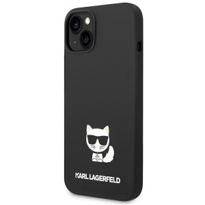 Karl Lagerfeld KLHCP14SSLCTBK iPhone 14 / 15 / 13 6,1" hardcase czarny/black Silicone Choupette Body