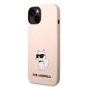 Karl Lagerfeld KLHCP14SSNCHBCP iPhone 14 / 15 / 13 6,1" hardcase różowy/pink Silicone Choupette