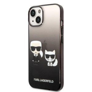 Karl Lagerfeld KLHCP14STGKCK iPhone 14 / 15 / 13 6,1" hardcase czarny/black Gradient Ikonik Karl & Choupette