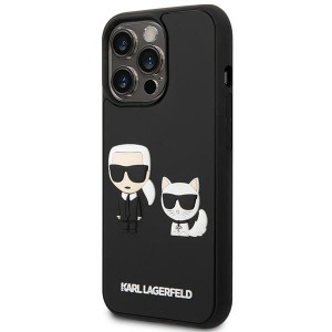 Karl Lagerfeld KLHCP14X3DRKCK iPhone 14Pro Max 6,7" czarny/black hardcase Karl&Choupette Ikonik 3D