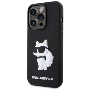 Karl Lagerfeld KLHCP14X3DRKHNK iPhone 14Pro Max 6.7" czarny/black hardcase Rubber Choupette 3D