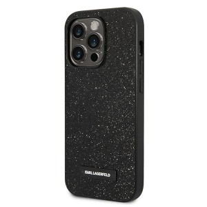 Karl Lagerfeld KLHCP14XG2ELK iPhone 14Pro Max 6,7" hardcase czarny/black Glitter Plaque Logo