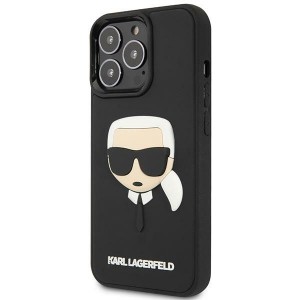 Karl Lagerfeld KLHCP14XKH3DBK iPhone 14Pro Max 6,7" czarny/black hardcase 3D Rubber Karl`s Head