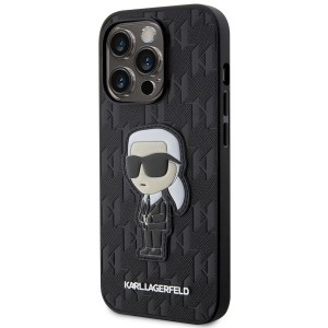Karl Lagerfeld KLHCP14XSAKHPKK iPhone 14Pro Max 6.7" czarny/black Saffiano Monogram Ikonik