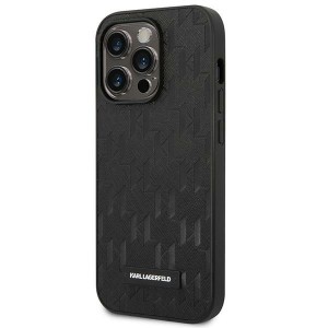 Karl Lagerfeld KLHCP14XSAKLHPK iPhone 14Pro Max 6,7" hardcase czarny/black Saffiano Mono Metal Logo