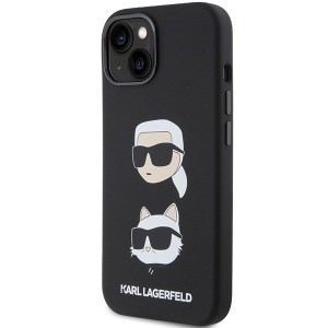 Karl Lagerfeld KLHCP15MSDHKCNK iPhone 15 Plus / 14 Plus 6.7" czarny/black Silicone Karl&Choupette Head