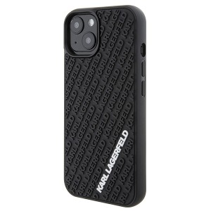Karl Lagerfeld KLHCP15S3DMKRLK iPhone 15 / 14 / 13 6.1" czarny/black hardcase 3D Rubber Multi Logo