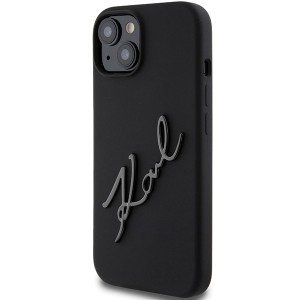 Karl Lagerfeld KLHCP15SSKSBMCK iPhone 15 / 14 / 13 6.1" czarny/black hardcase Silicone Karl Script