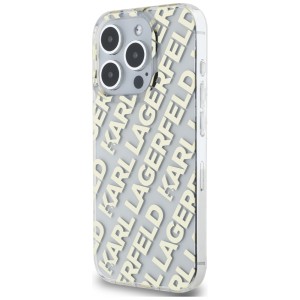 Karl Lagerfeld KLHCP15XHKFOEMD iPhone 15 Pro Max 6.7" złoty/gold hardcase IML Fullover  Logo