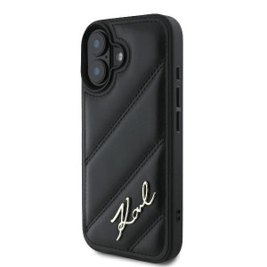Karl Lagerfeld KLHCP16MPQDSMGK iPhone Plus 6.7" czarny/black hardcase Quilted Signature