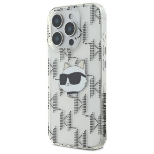 Karl Lagerfeld KLHCP16XHKLPCHT iPhone Pro Max 6.9" przezroczysty/transparent hardcase IML Choupette Head Electroplated
