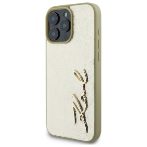 Karl Lagerfeld KLHCP16XPFMFBKMD iPhone 16 Pro Max 6.9" złoty/gold hardcase Metal Signature