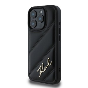 Karl Lagerfeld KLHCP16XPQDSMGK iPhone16 Pro Max 6.9" czarny/black hardcase Quilted Signature