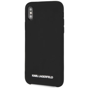 Karl Lagerfeld KLHCPXSLBKS iPhone X/Xshardcase czarny/black Silicone
