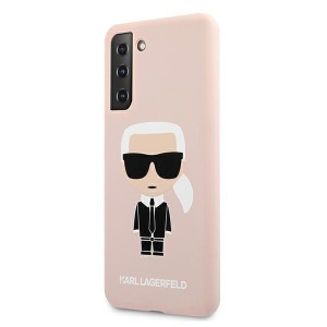 Karl Lagerfeld KLHCS21SSLFKPI S21 G991hardcase jasnoróżowy/pink Silicone Iconic