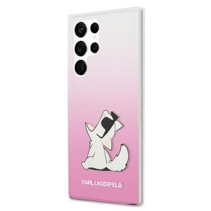 Karl Lagerfeld KLHCS22LCFNRCPI S22 UltraS908 hardcase różowy/pink Choupette Eat